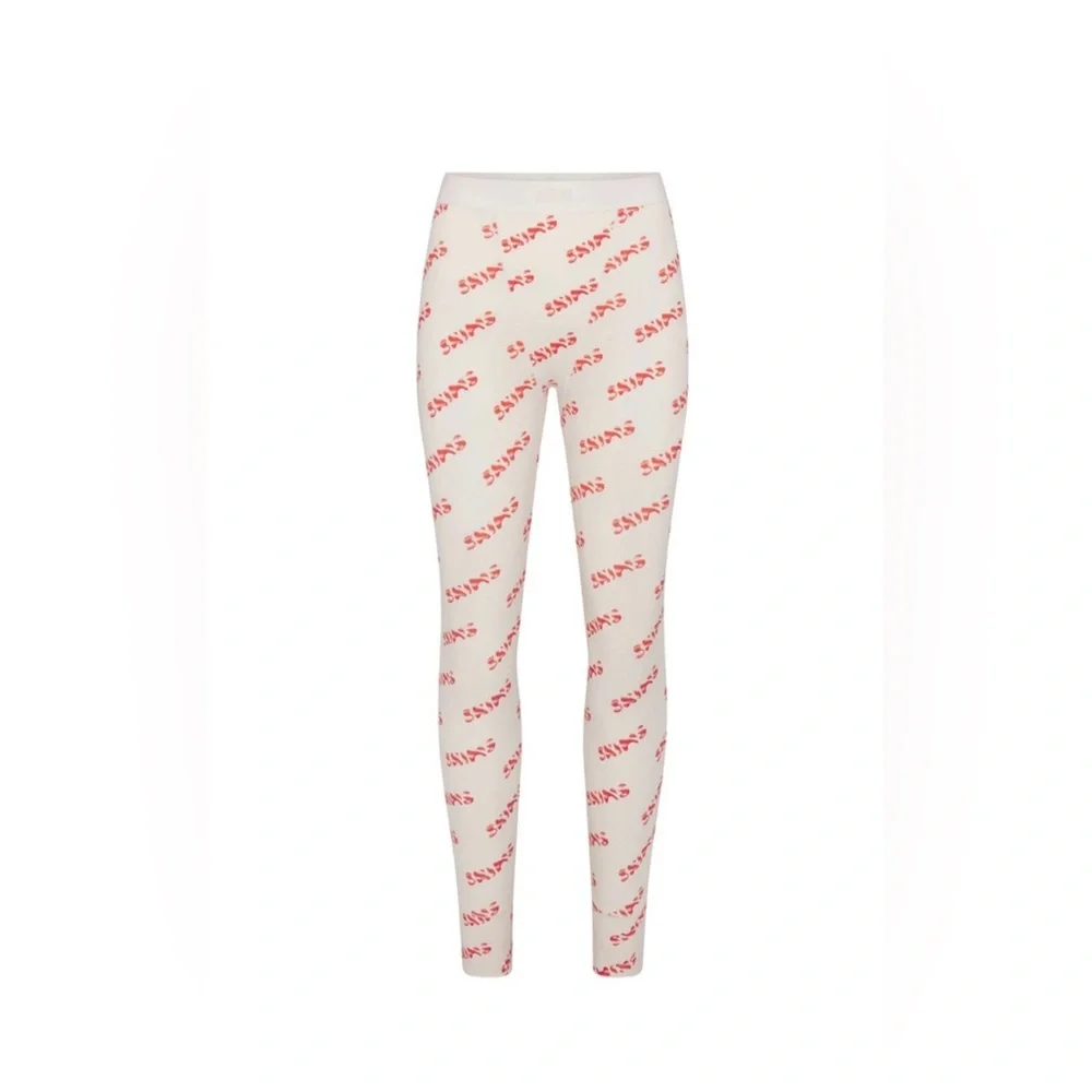 Limited Edition SKIMS Holiday Candy Cane Print Leggings🎄 NWOT | M | - Picture 3 of 8